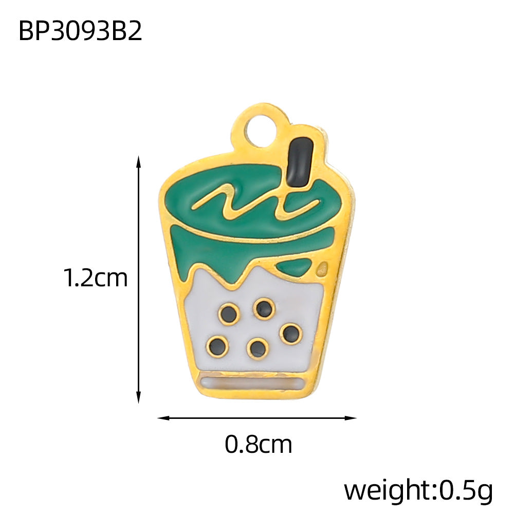 Charms Thé Match Bubble Tea - Email Blanc Noir Vert
