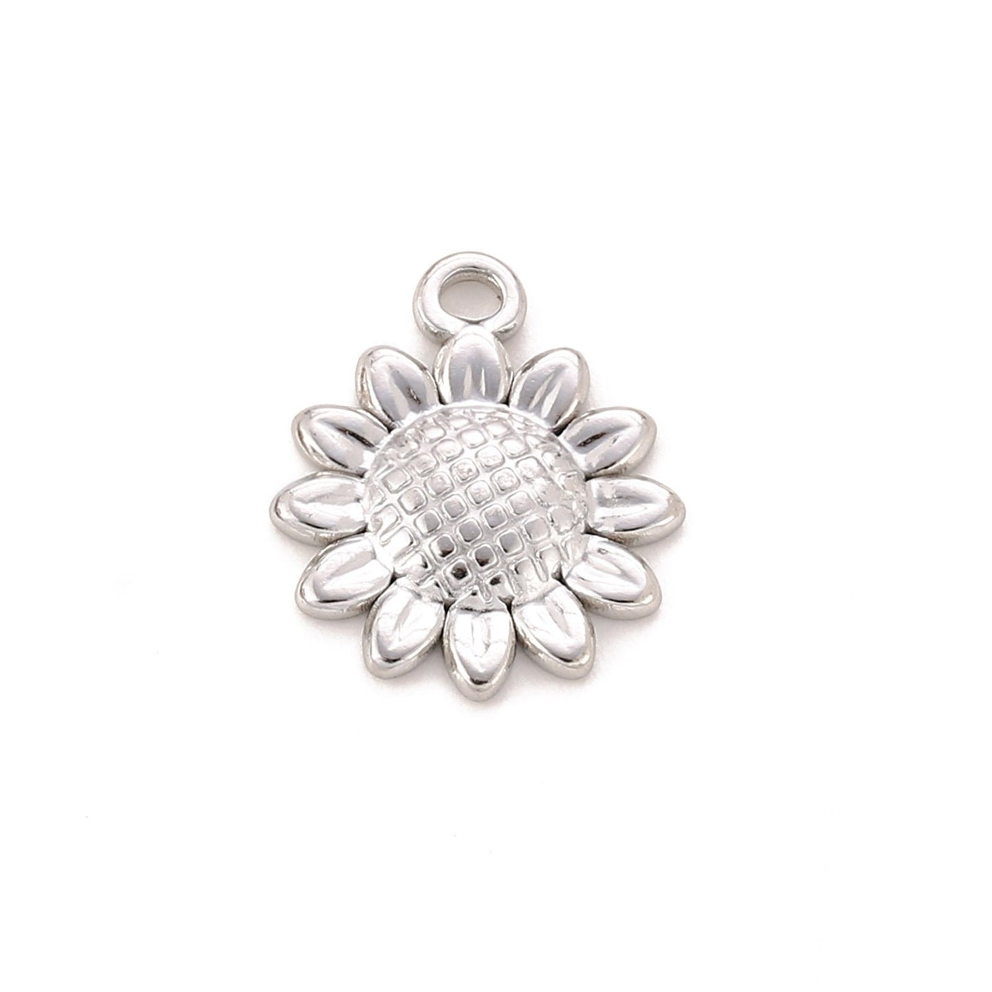 Charms Fleur Tournesol - Argent