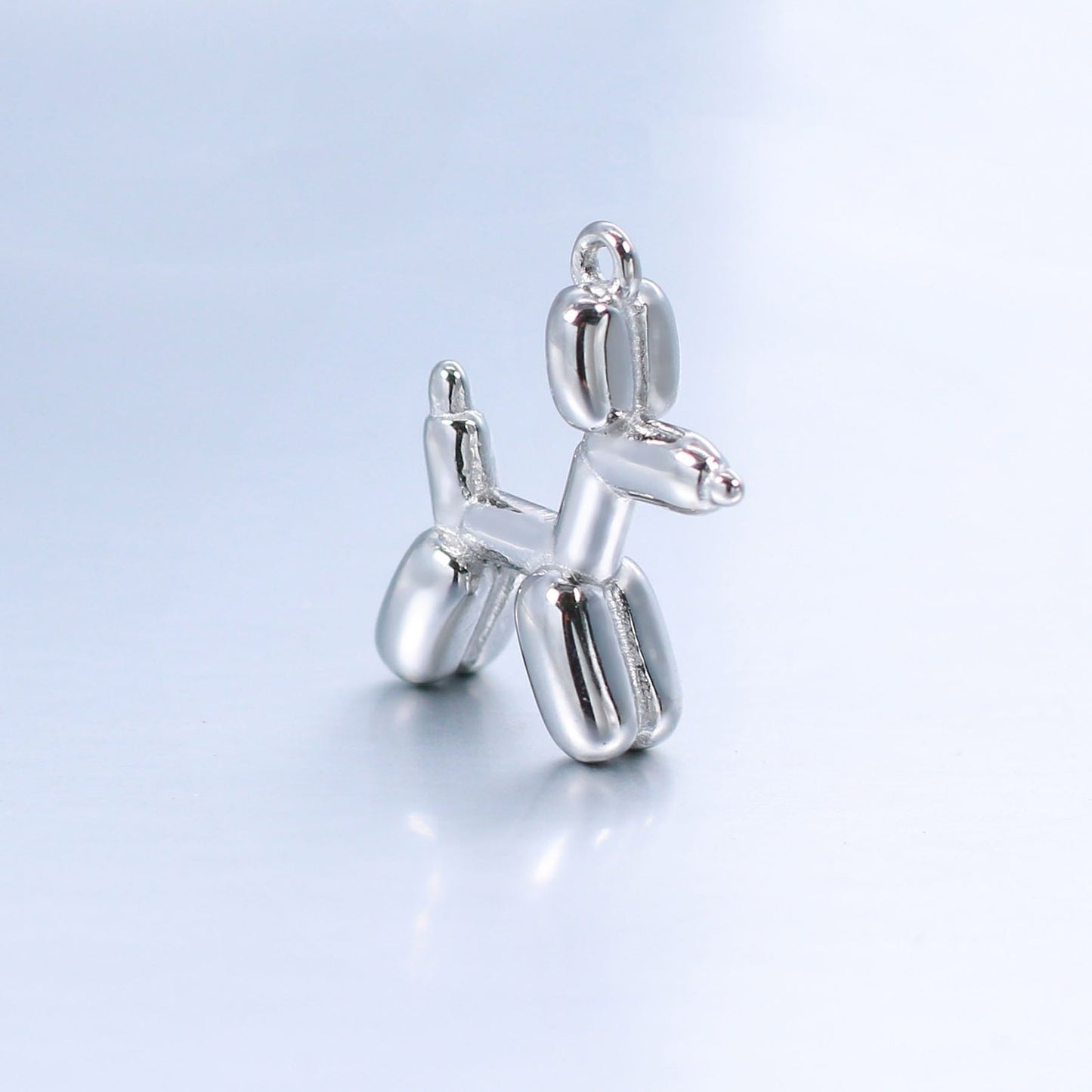 Charms Chien Ballon - Argent
