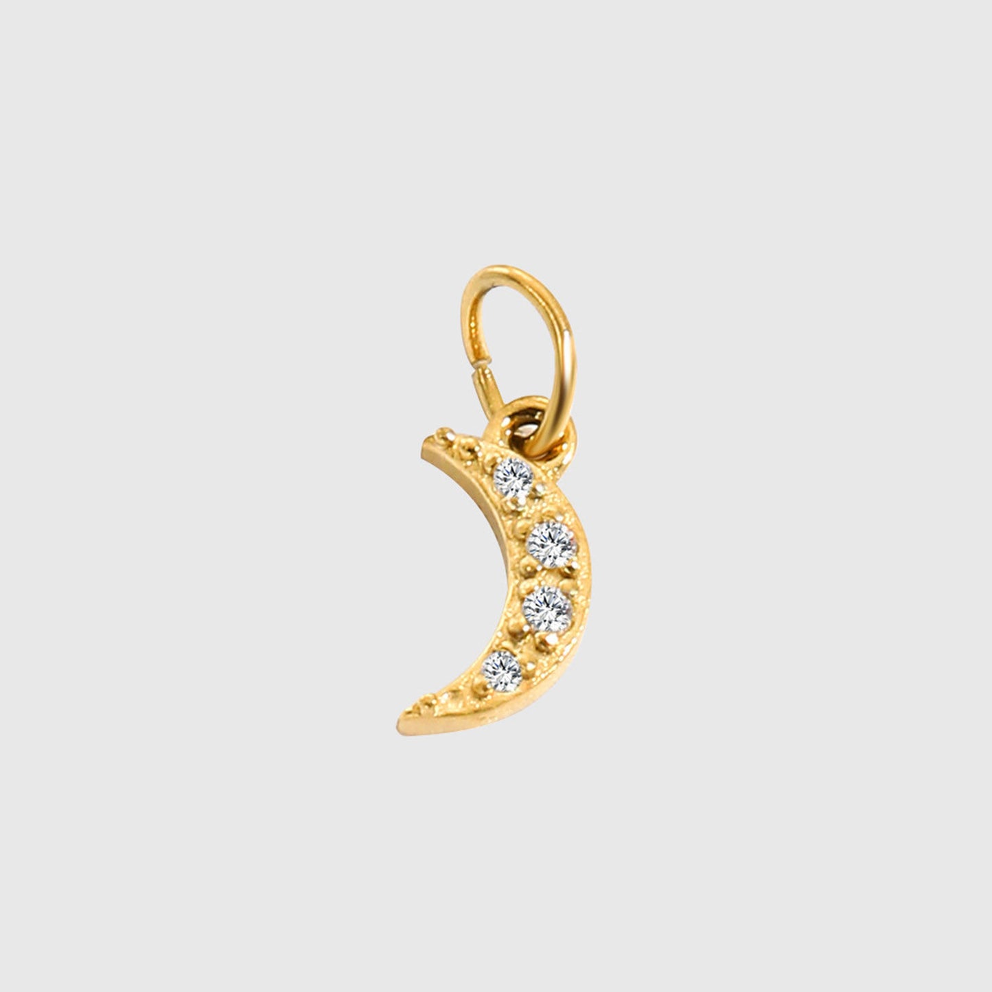Charms Lune strass
