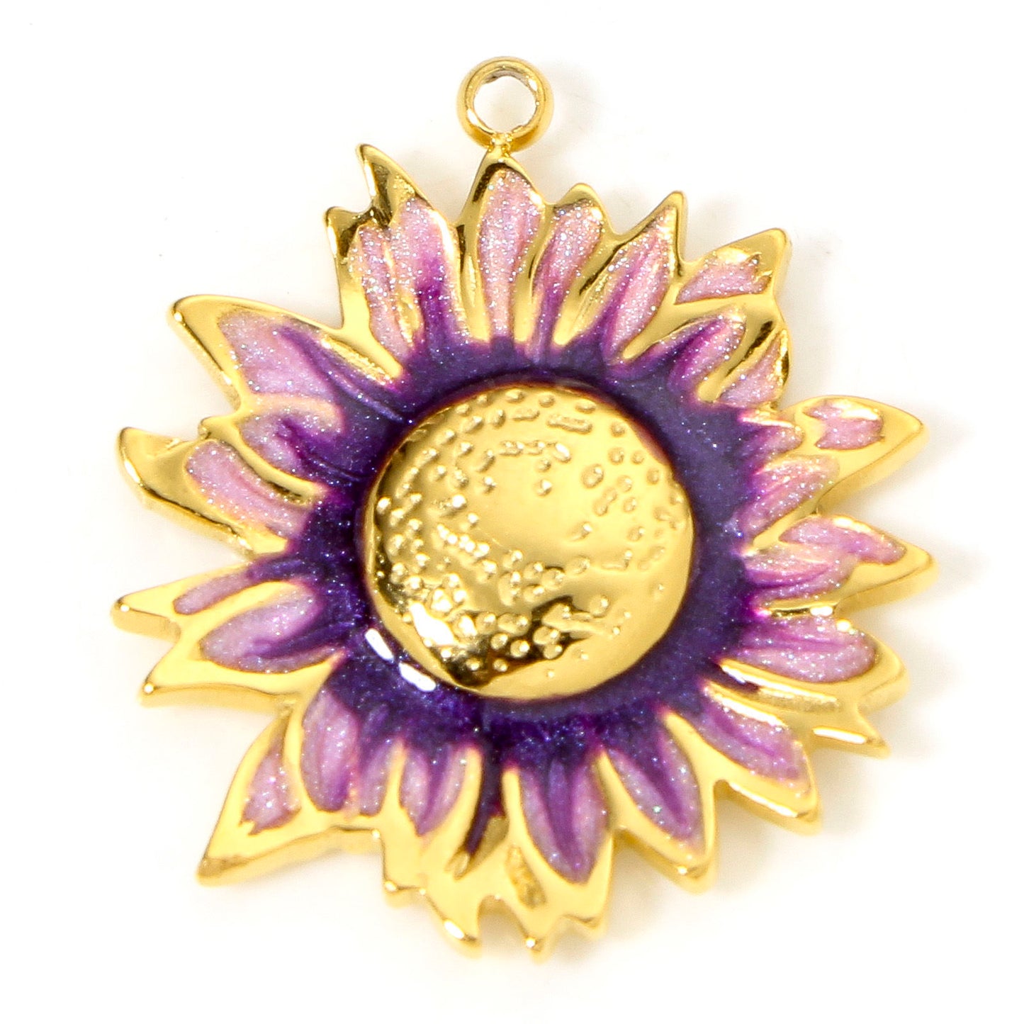 Charms Fleur - Email Rose Violet