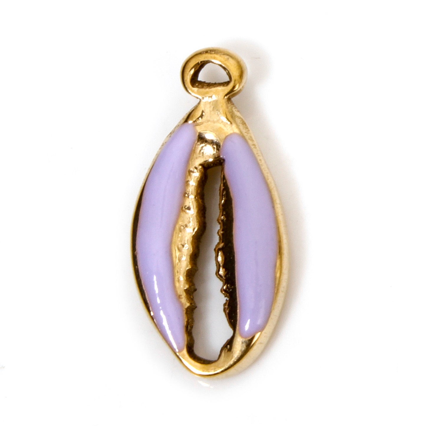 Charms Coquillage Cori - Email Violet Lila