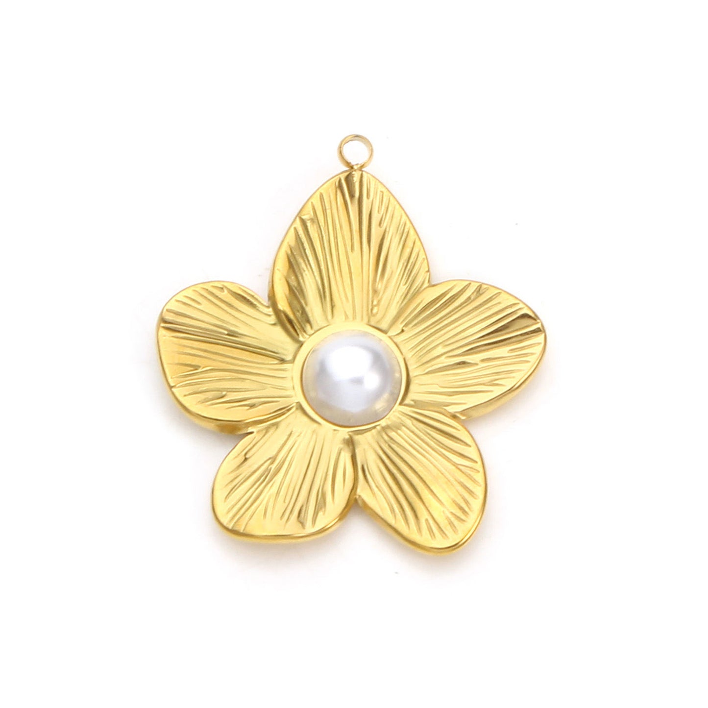 Charms Fleur Frangipanier Perle