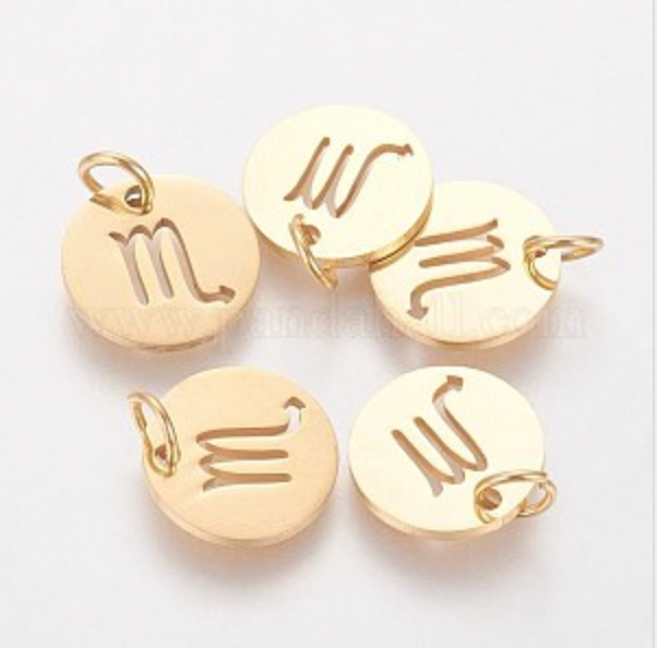Charms Médaille Scorpion Astro