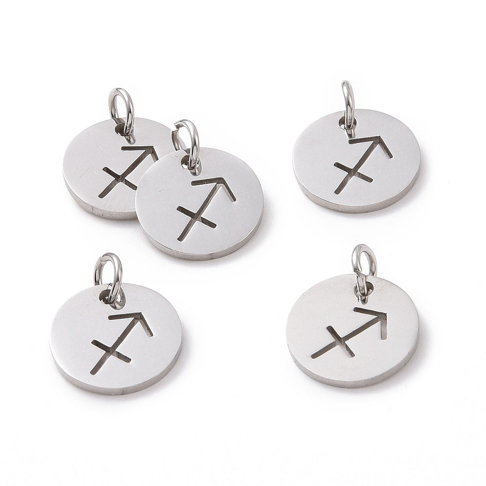 Charms Médaille Sagittaire Astro - Argent