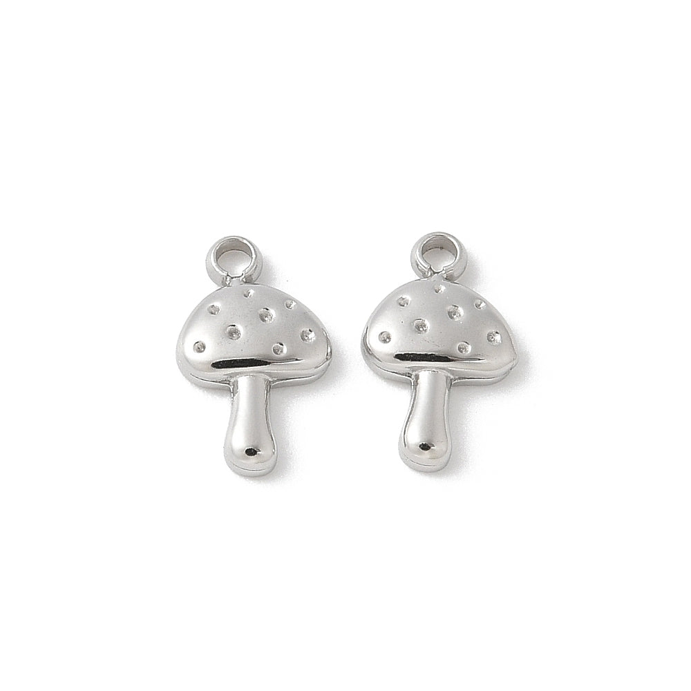 Charms Champignon - Argent