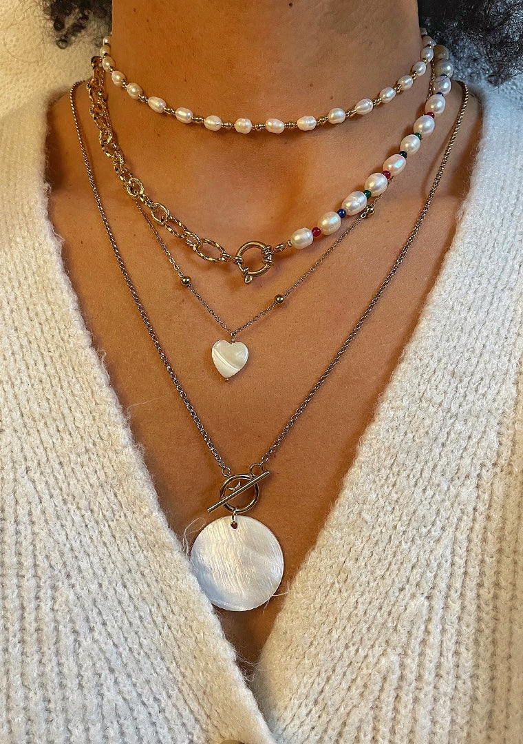 Collier Iris - Nacre