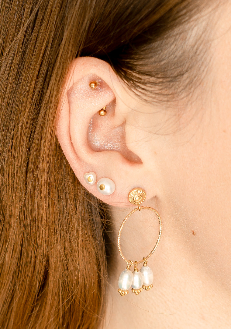 Boucles Colombe - Perles d’eau douce