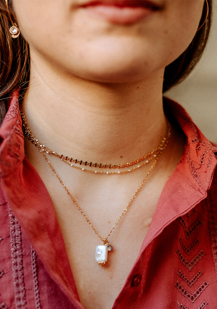 Collier Erica - Blanc