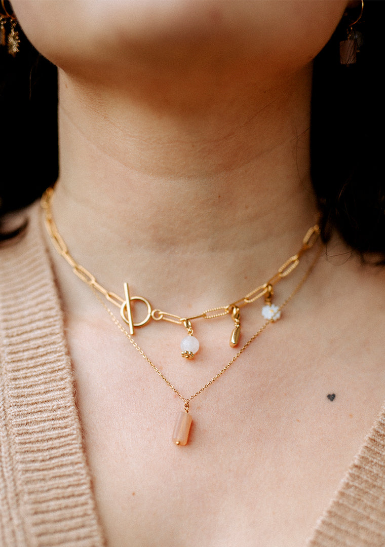 Collier Tina - Pierre de soleil