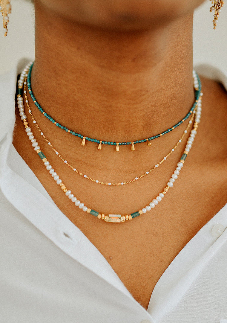 Collier Erica - Blanc