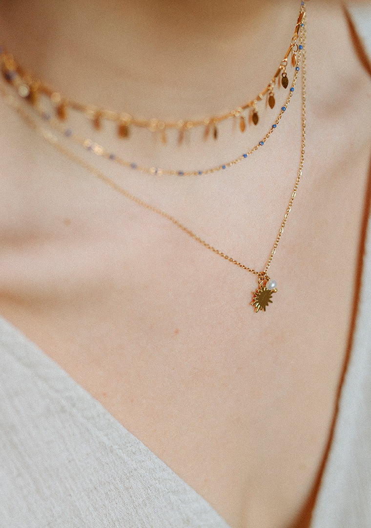 Collier Erica - Bleu clair
