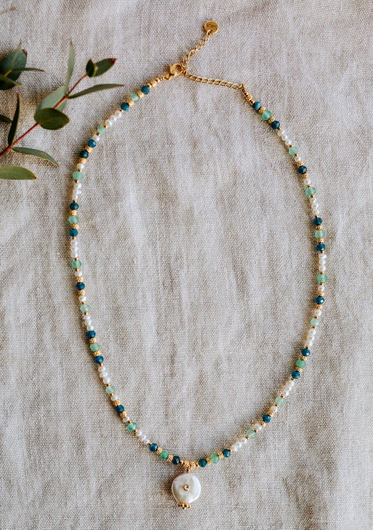Collier Samia - Multi-pierres