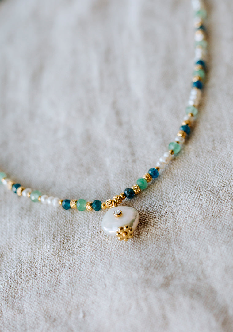 Collier Samia - Multi-pierres