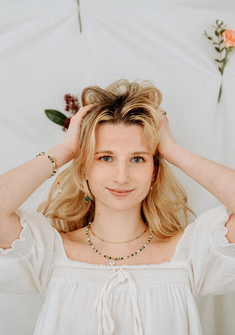 Collier Samia - Multi-pierres