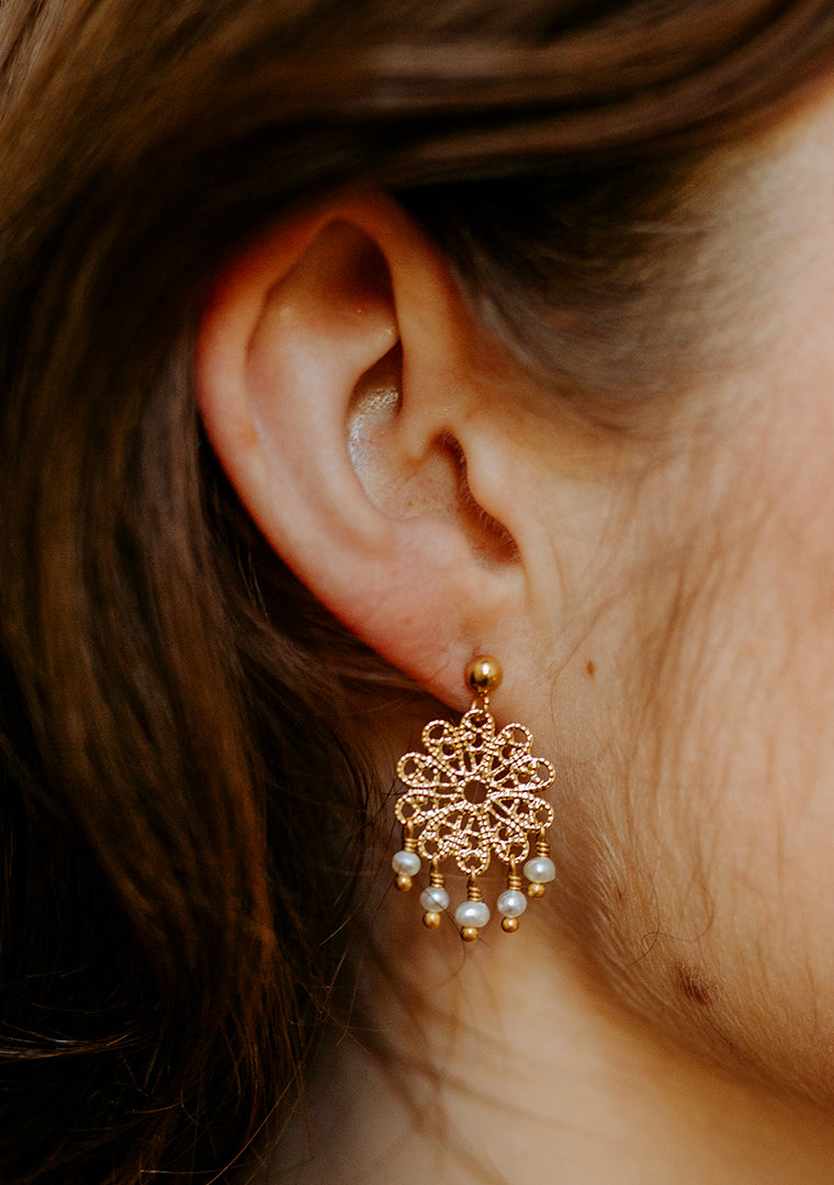 Boucles Selma - Perles d’eau douce