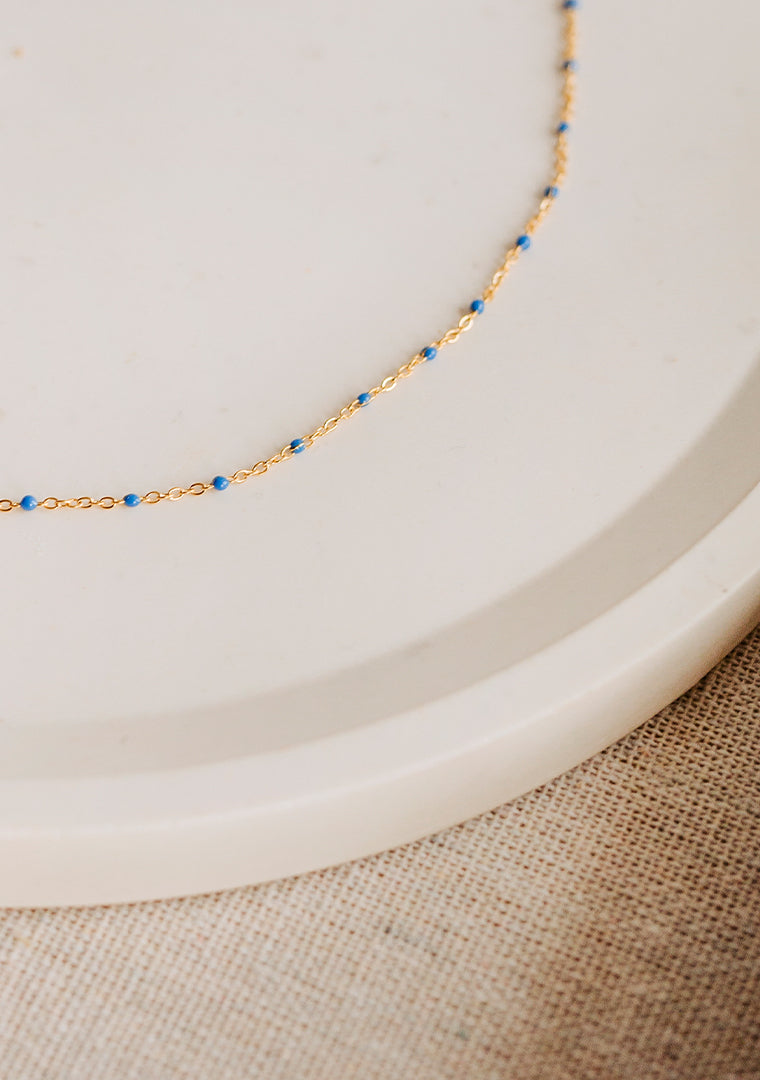 Collier Erica - Bleu clair
