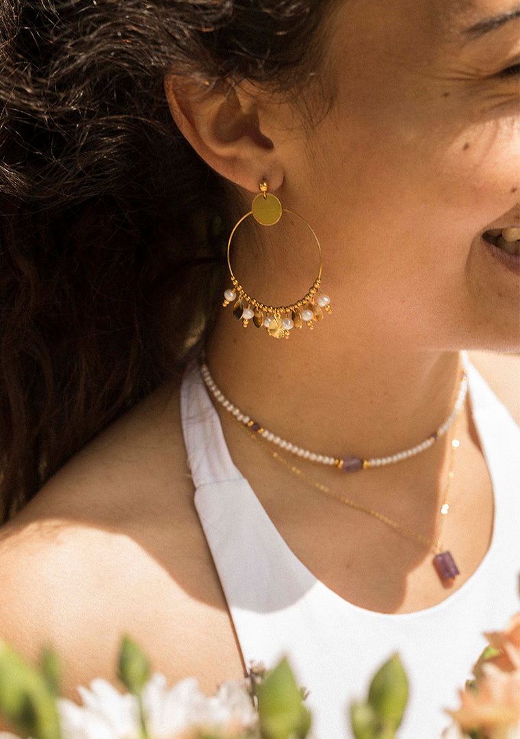 Collier Tina - Améthyste