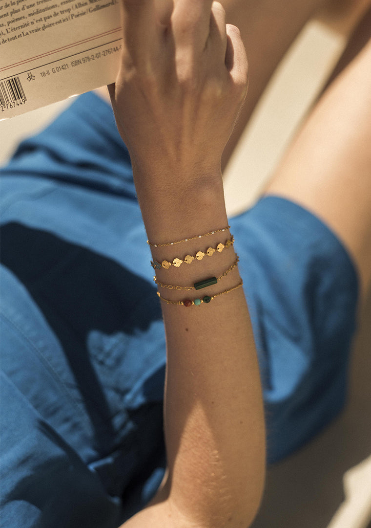 Bracelet Elsa - Multi-pierres couleurs vives