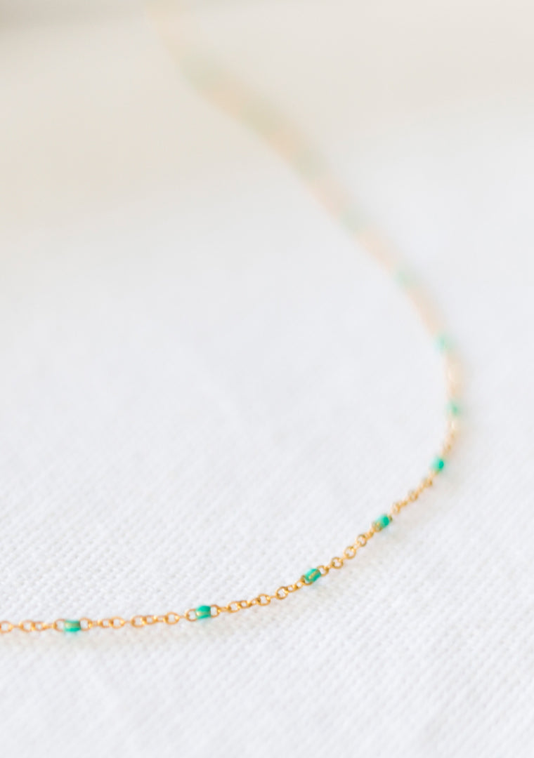 Ras de cou Erica - Turquoise