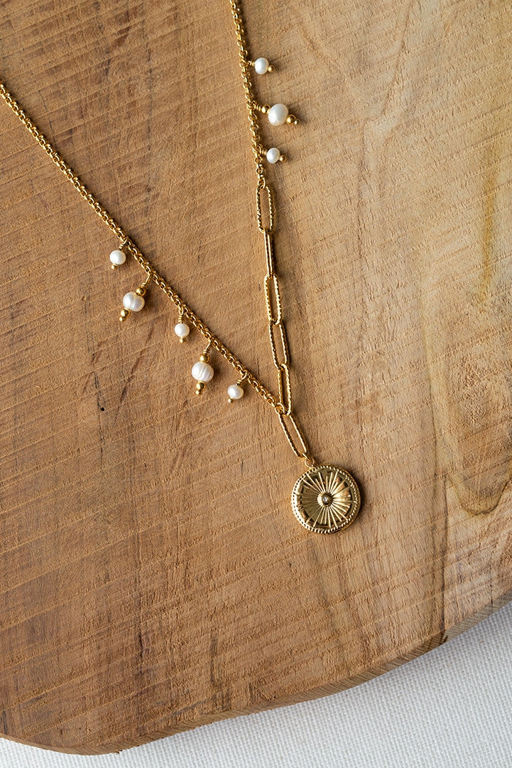 Collier Solal - Perles d'eau douce