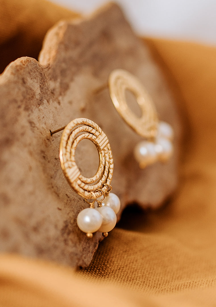 Boucles Constance - Perles d'eau douce