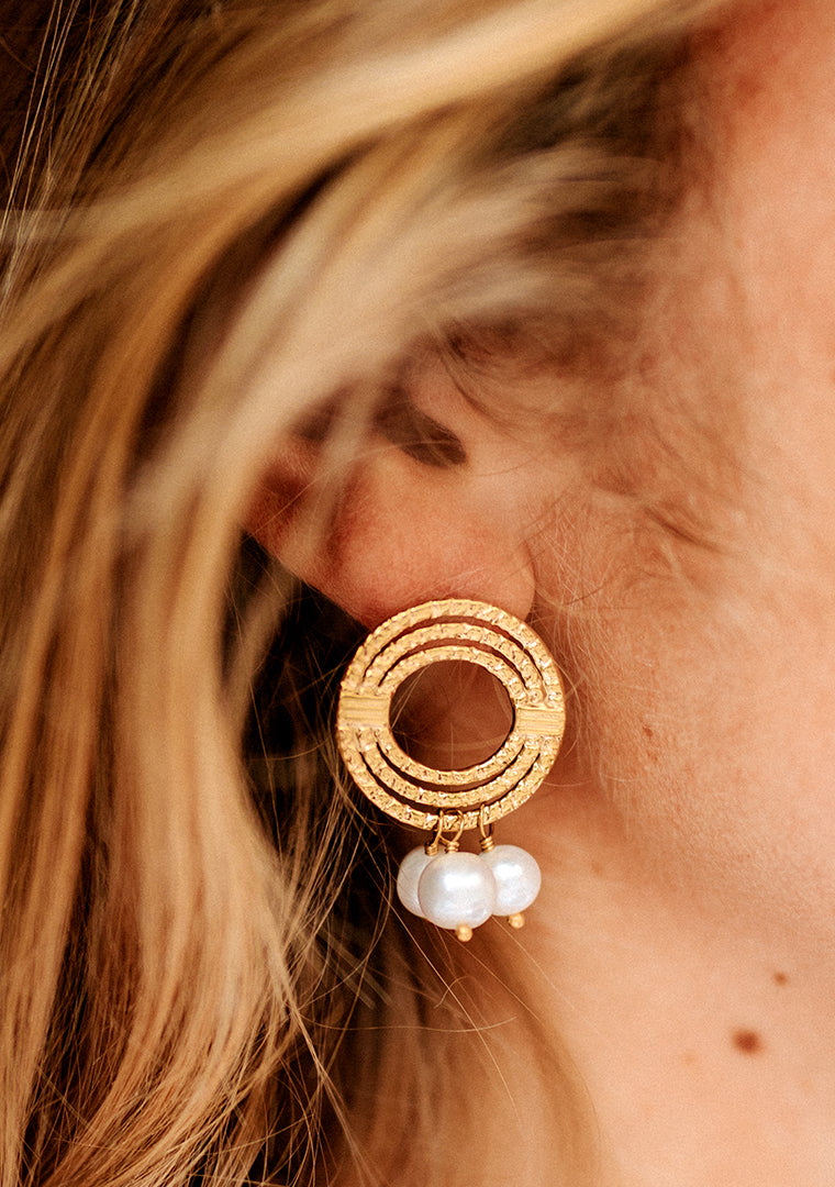 Boucles Constance - Perles d'eau douce