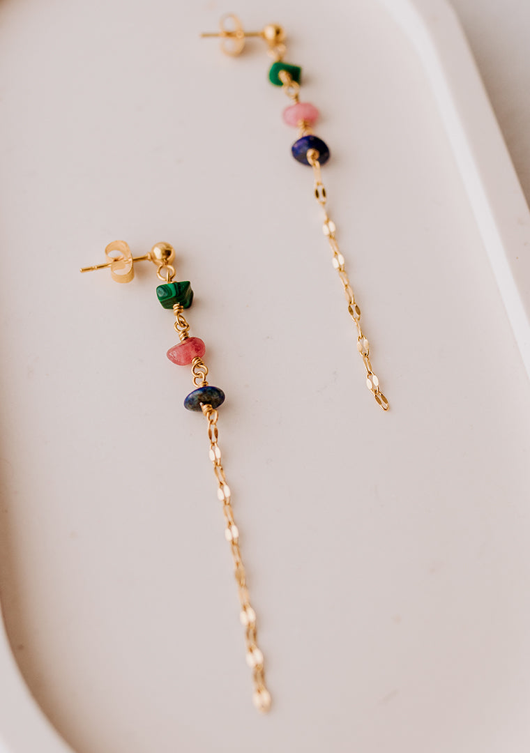 Boucles Esmée - Multi-pierres