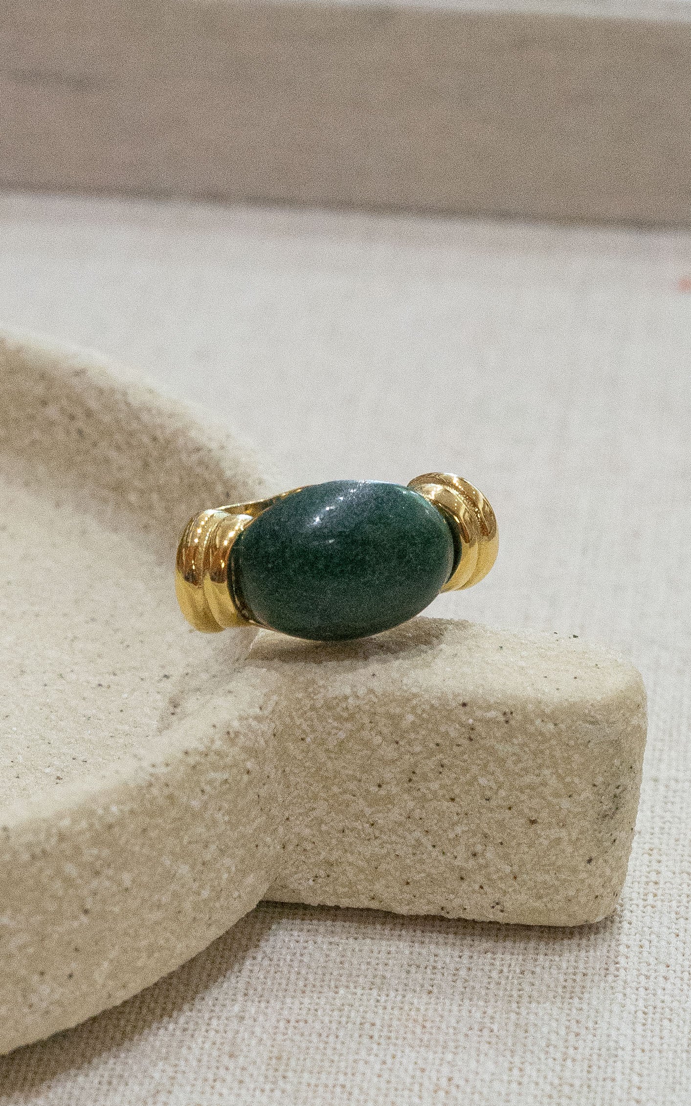 Bague Toundra - Agate mousse