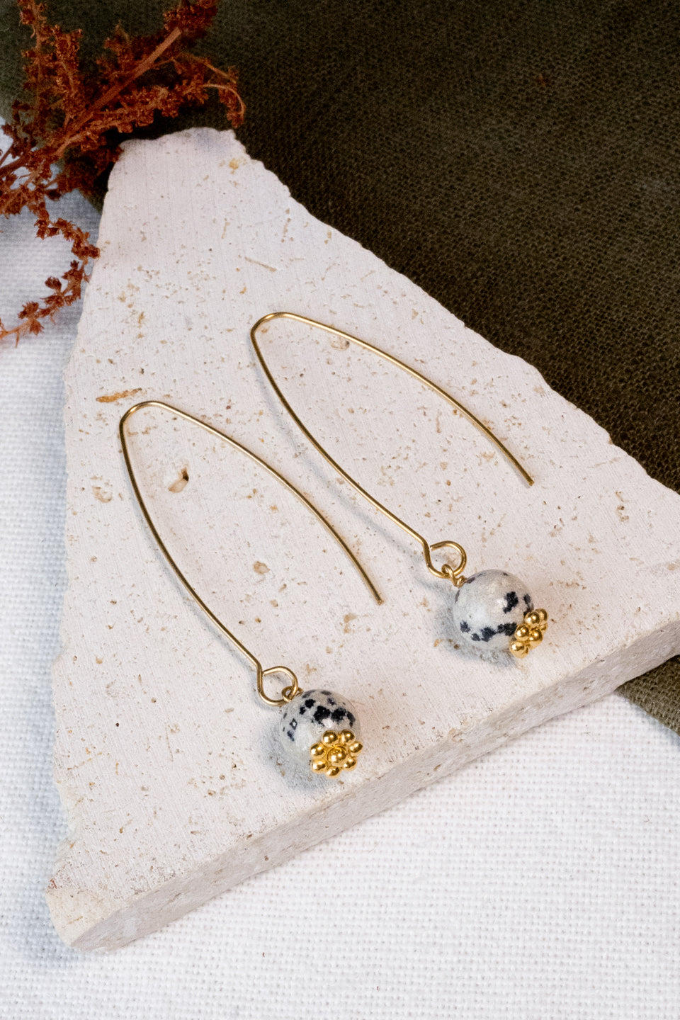 Boucles Osiris - Jaspe dalmatien