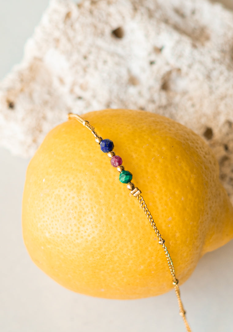 Bracelet Elsa - Multi-pierres vives