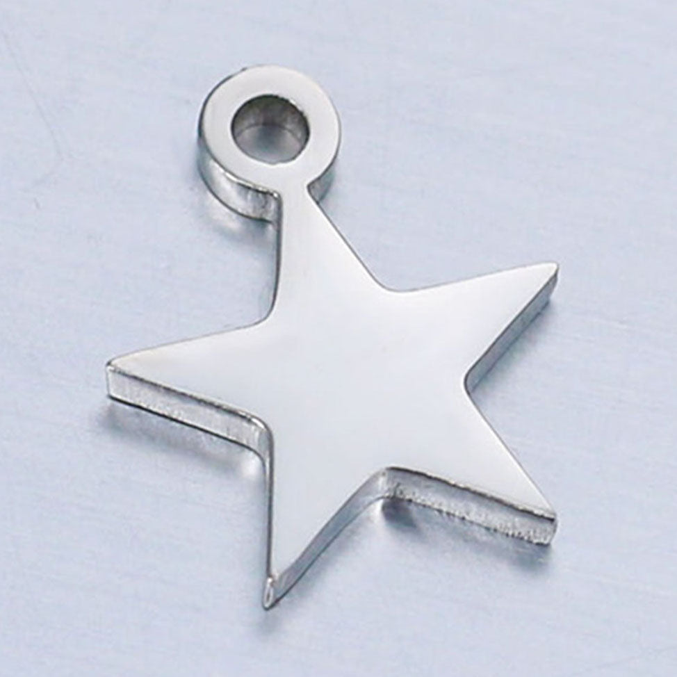 Charms Etoile - Petite & lisse - Argent