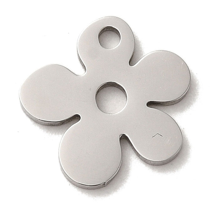 Charms Fleur Plate - Argent