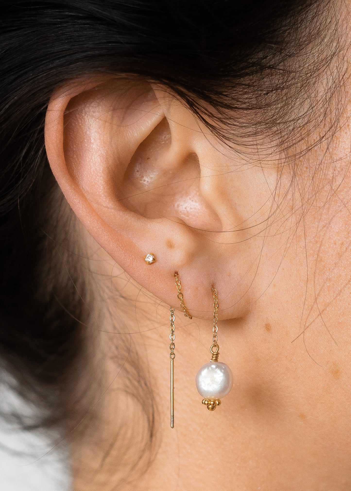Boucles Bianca - Perles d'eau douce