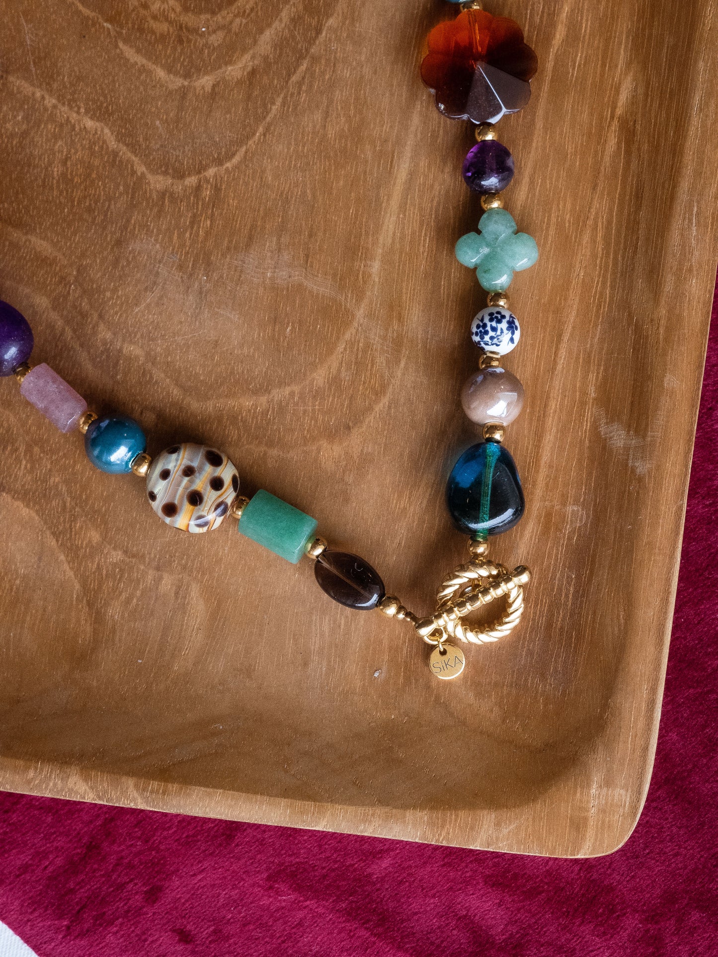 Collier Ysia - Multi-pierres