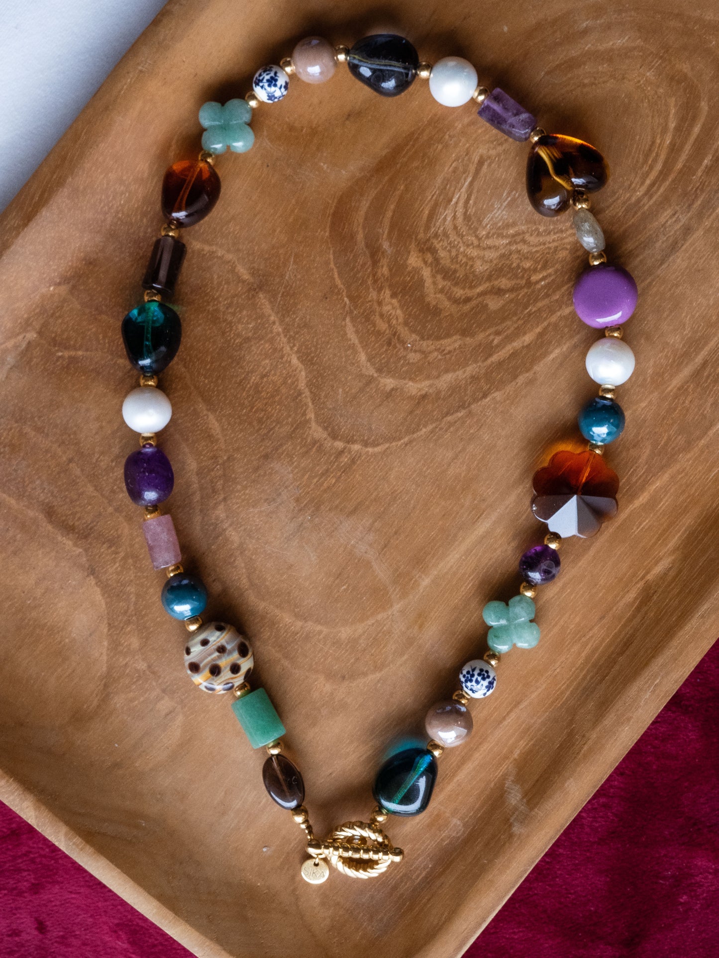 Collier Ysia - Multi-pierres