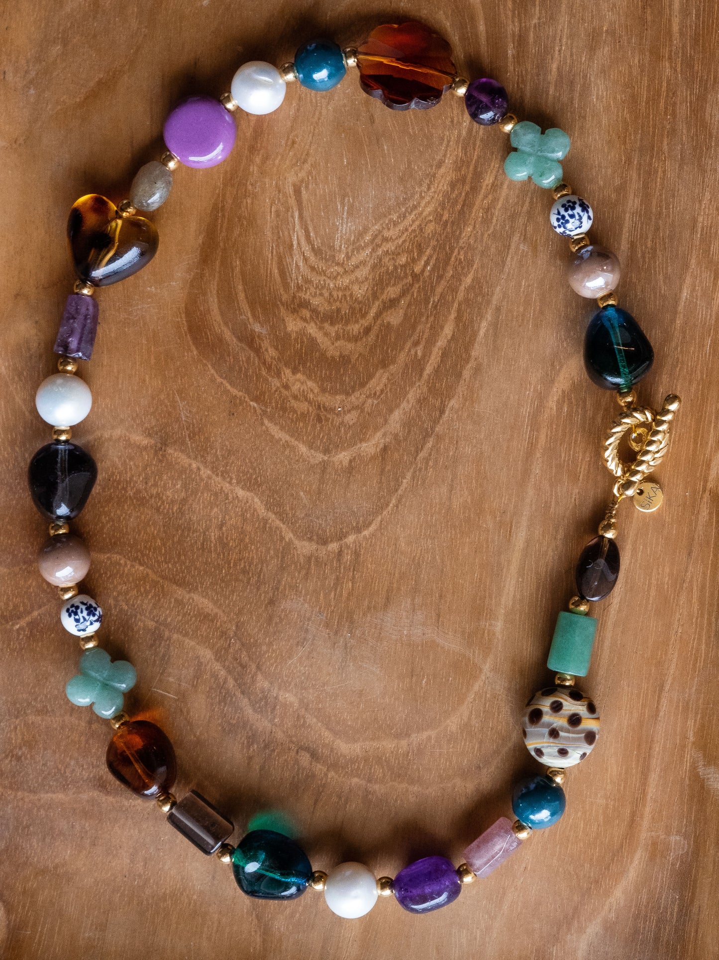 Collier Ysia - Multi-pierres