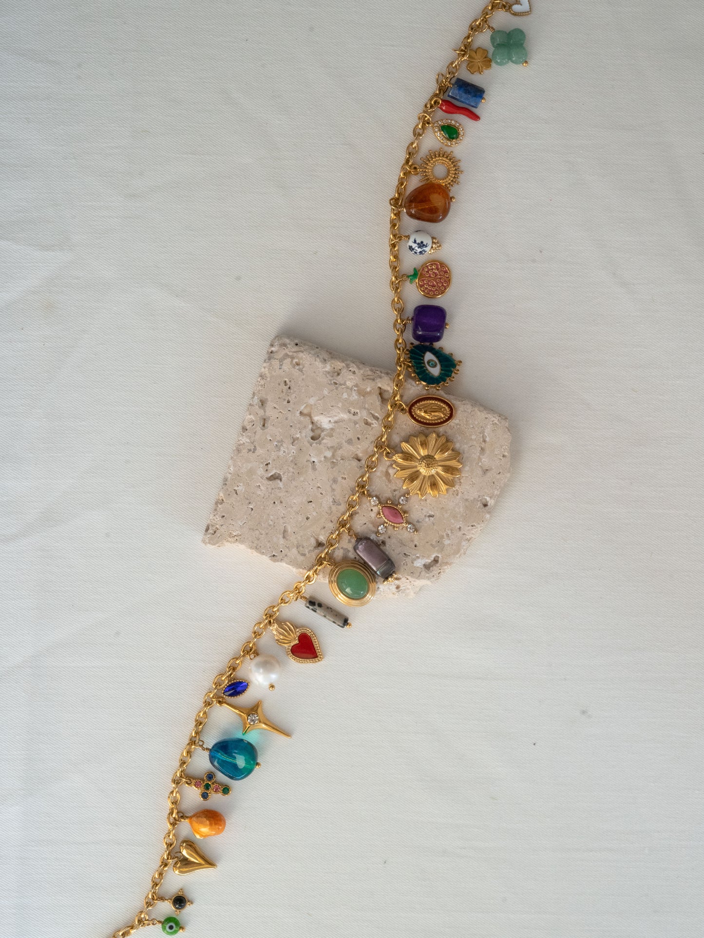 Collier Marceau - Multi-pierres
