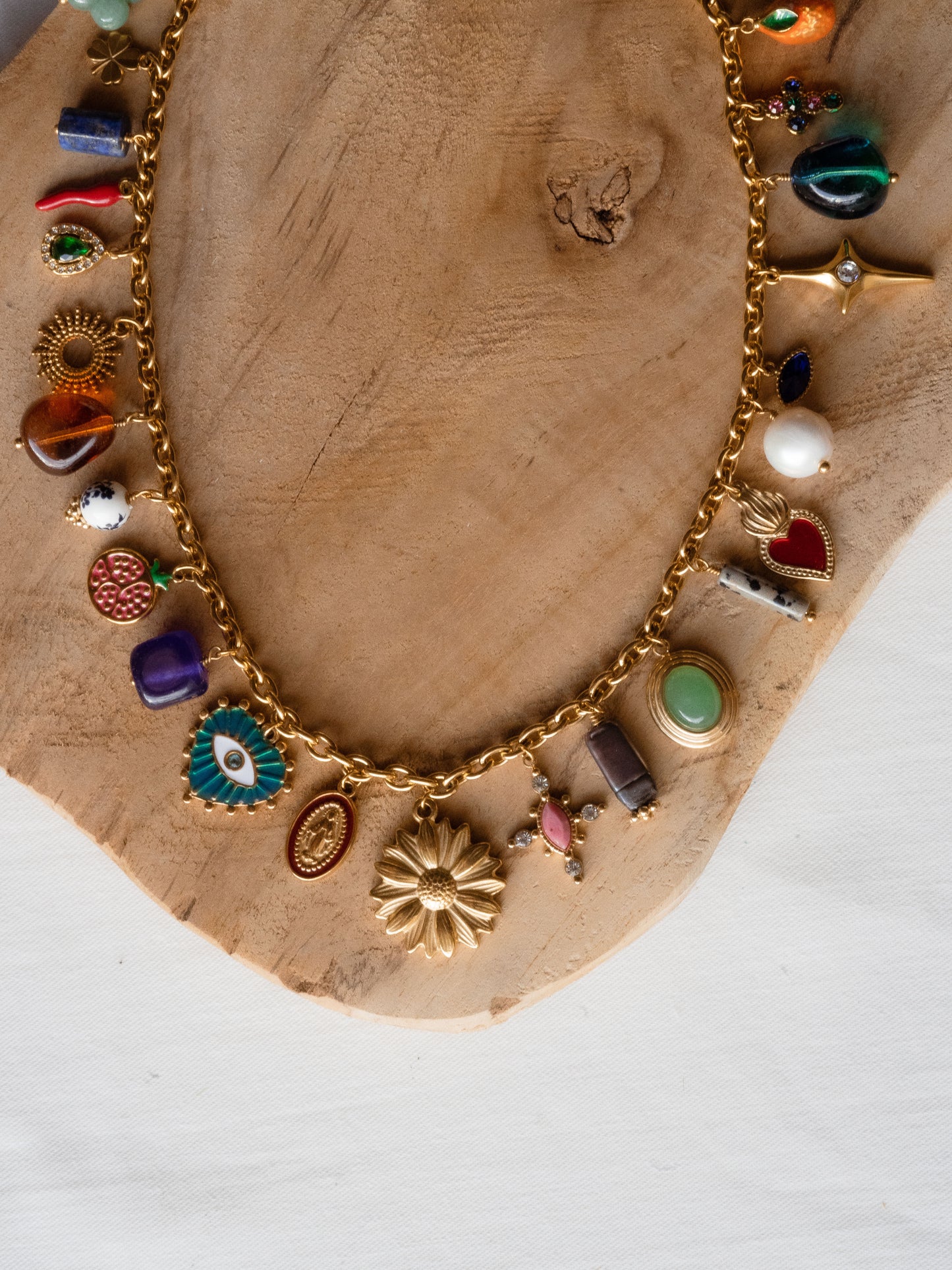 Collier Marceau - Multi-pierres