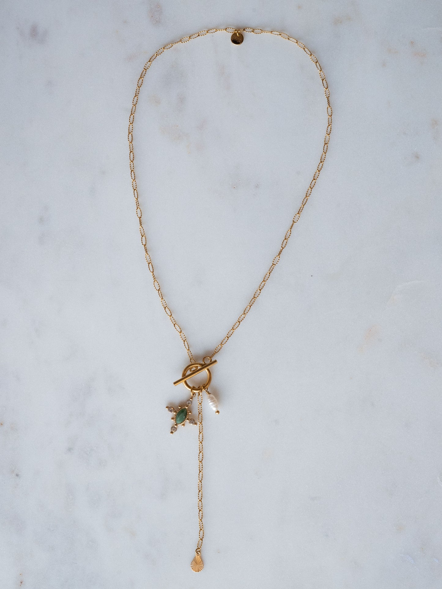 Collier Mahaut - Agate verte