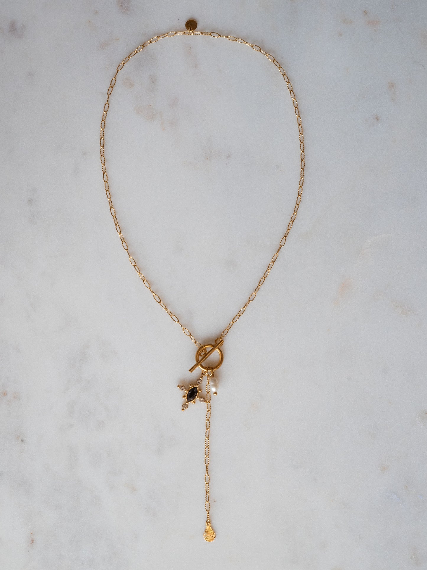 Collier Mahaut - Obsidienne