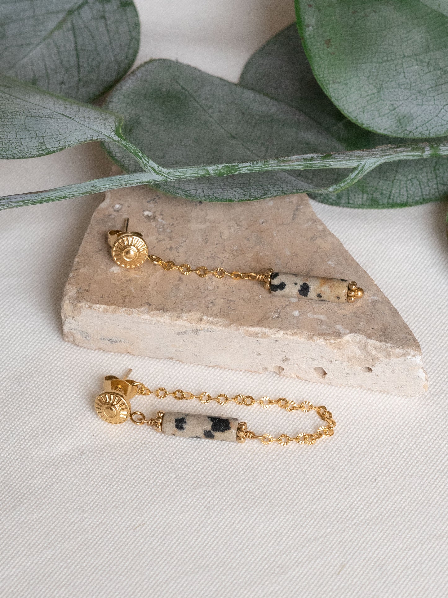 Boucles Althéa - Jaspe dalmatien