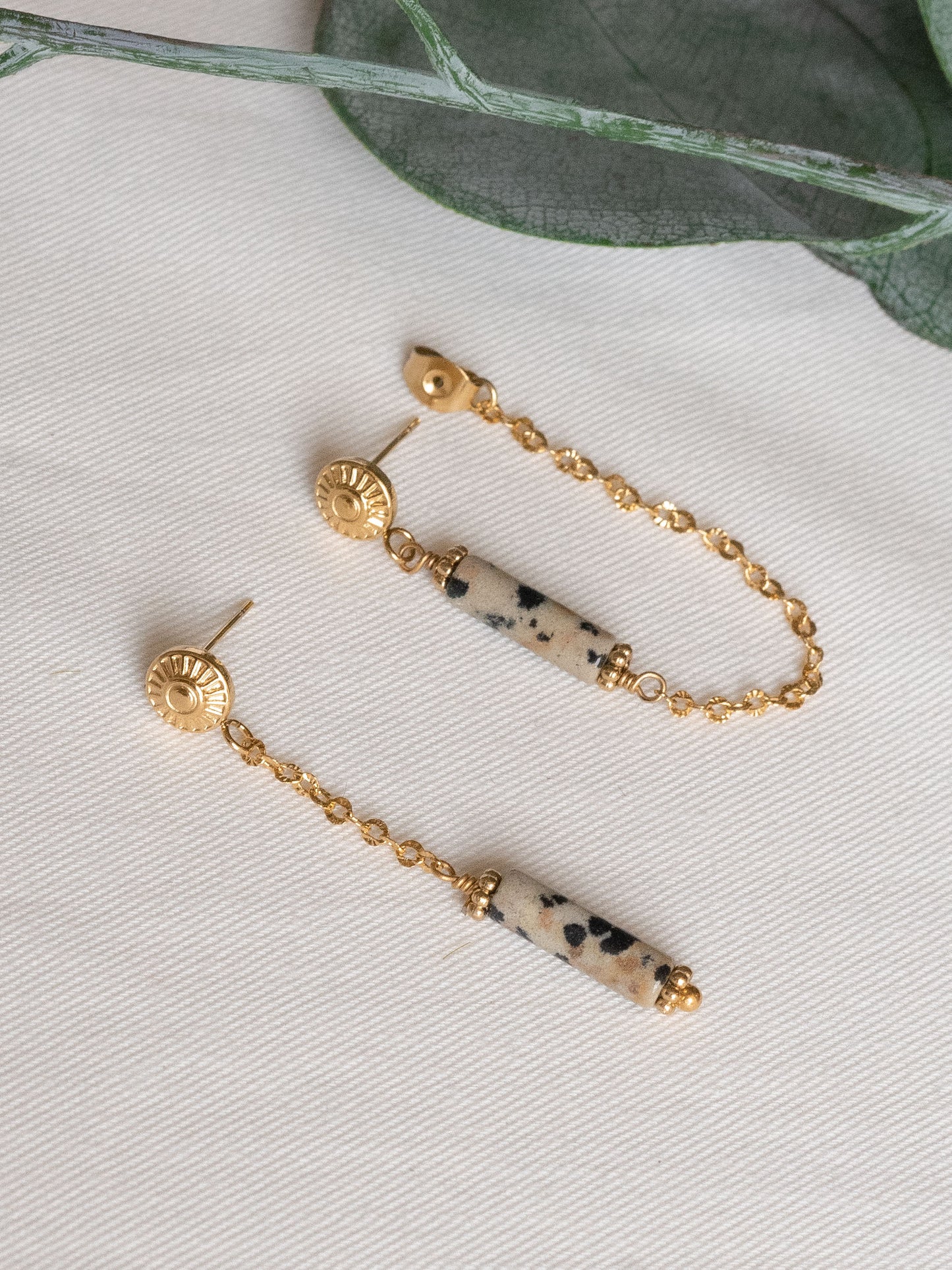Boucles Althéa - Jaspe dalmatien