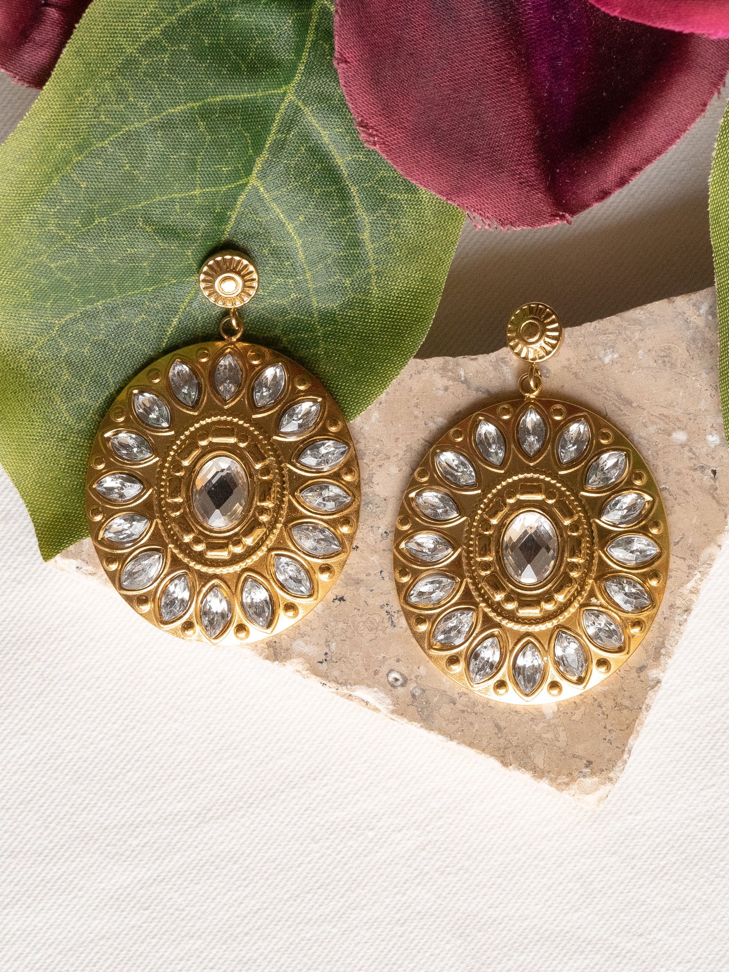 Boucles Gipsy - Blanc