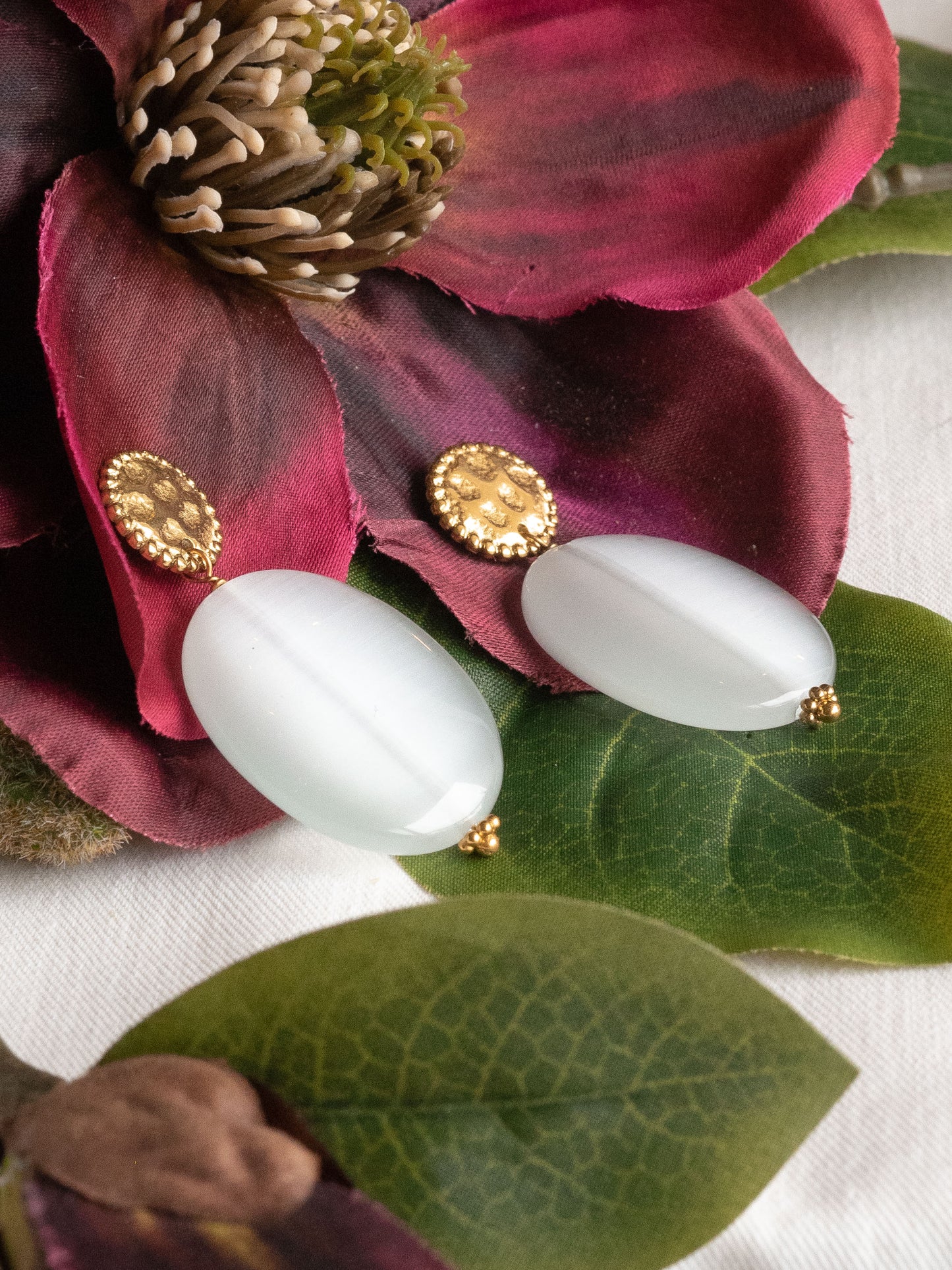 Boucles Mariam - Blanc