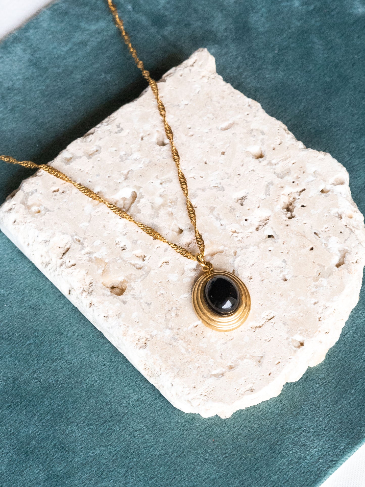 Collier Ciaran - Obsidienne