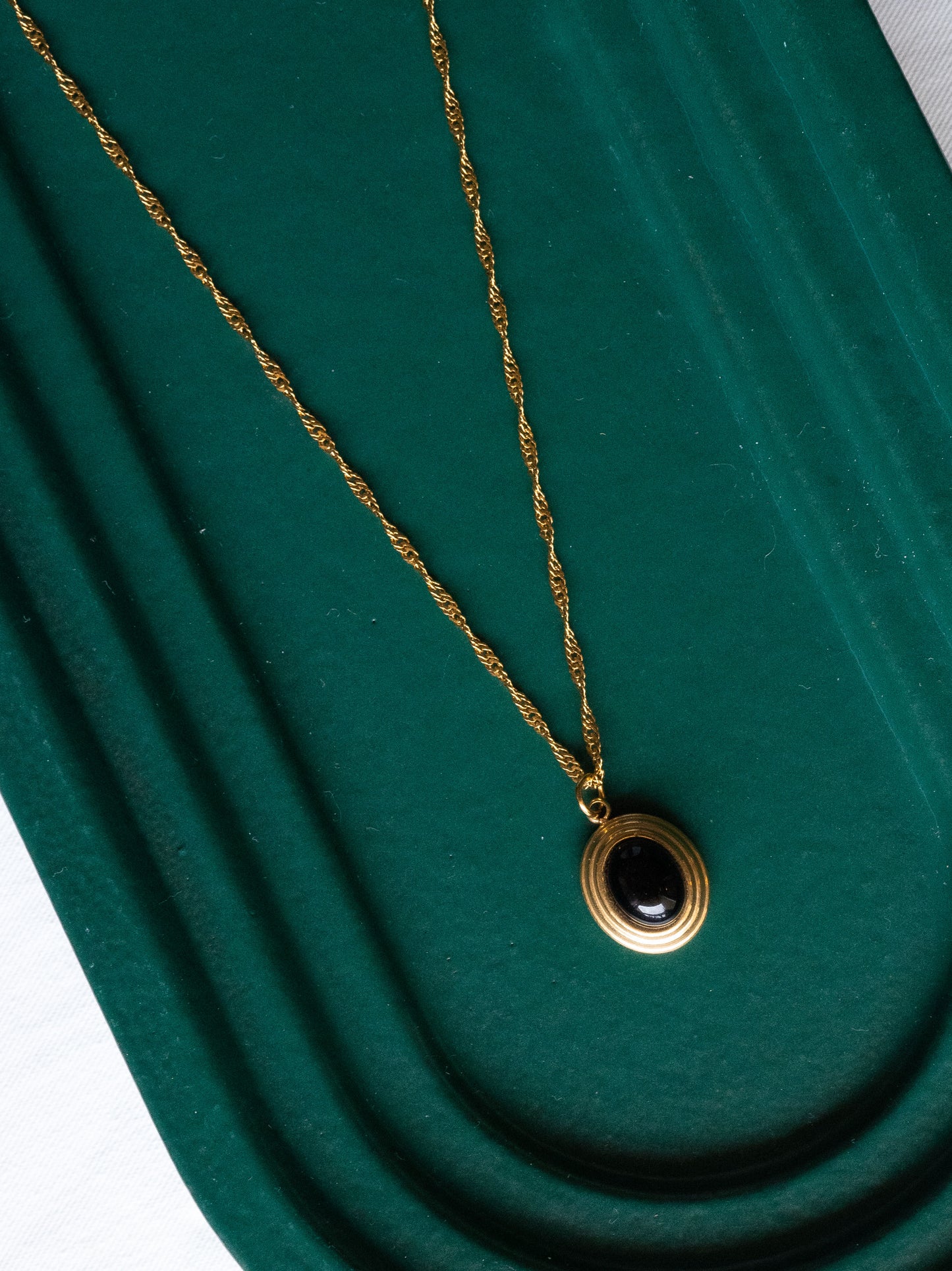Collier Ciaran - Obsidienne