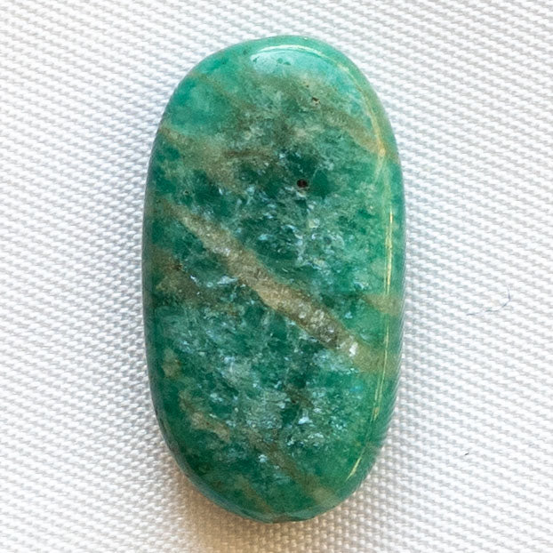 Charms Ovale fin - Amazonite - Grand