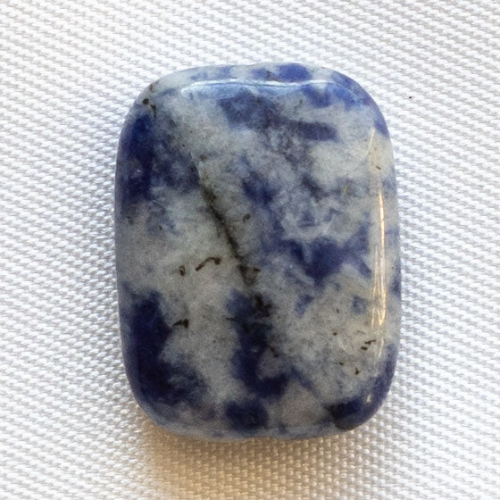 Charms Rectangle facetté - Sodalite - Grand