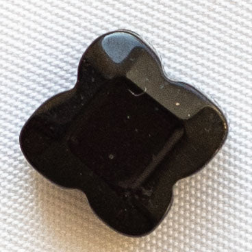 Charms Trèfle - Agate noire